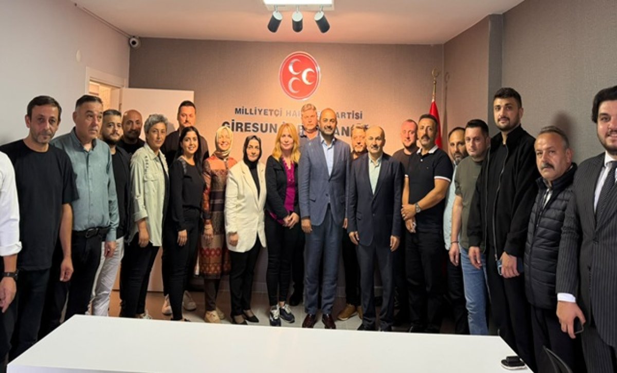 AK Parti’den  MHP Giresun İlçe Teşkilatına Hayırlı Olsun Ziyareti