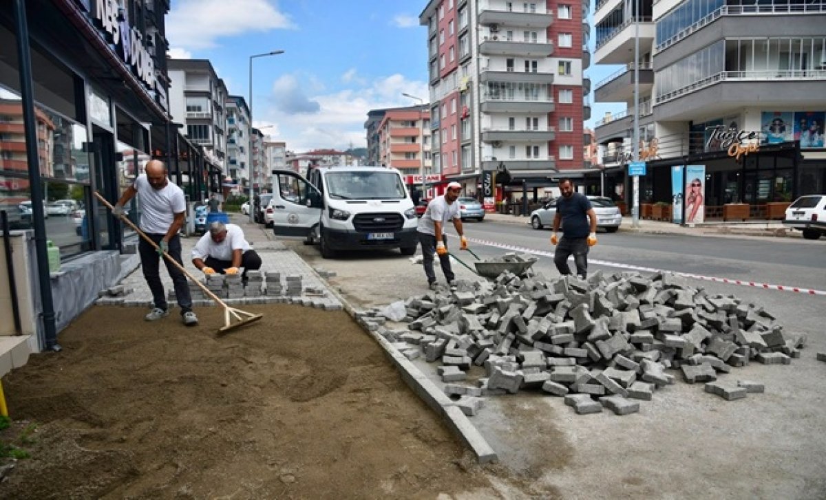Giresun Belediyesi'nden Yaya Ulaşımına Yönelik Çalışma
