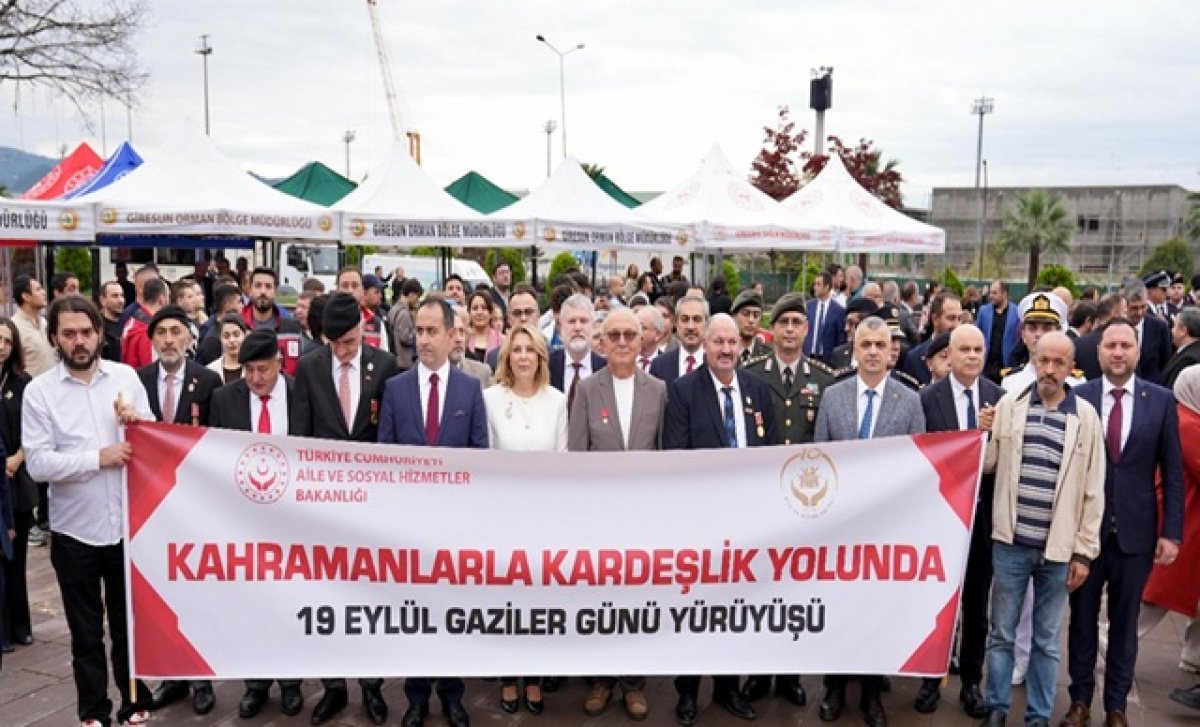 Giresun’da Gaziler Günü ve Atatürk’ün Giresun’a Gelişi Kutlandı