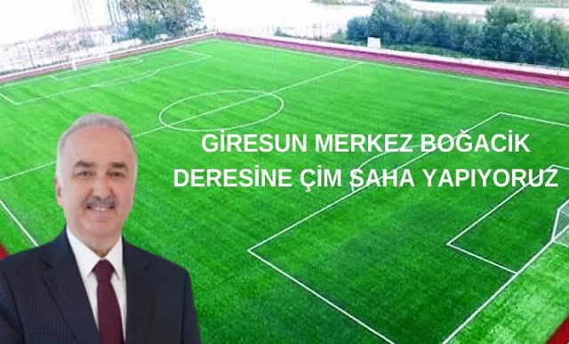 BOĞACIK DERESİNE ÇİM SAHA