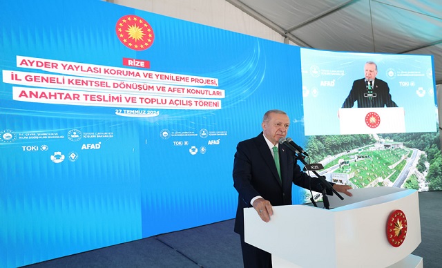 Cumhurbaşkanı Erdoğan Rize’de