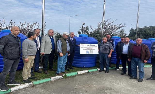 Damla Sulama Sistemi Malzemeleri Dağıtıldı