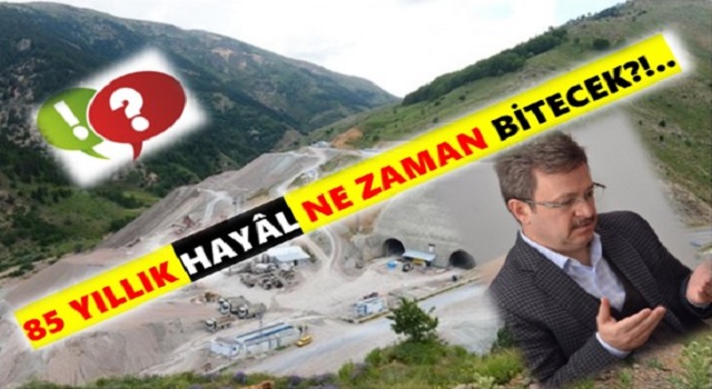 Eğribel Tüneli Bitirilemiyor