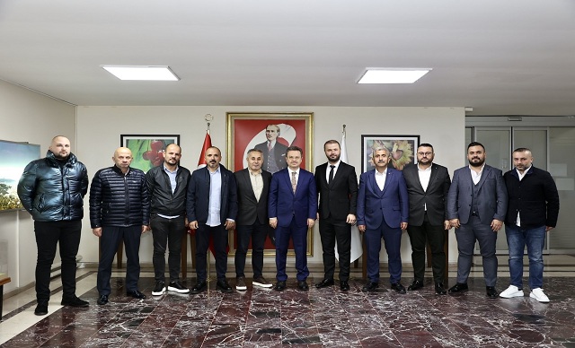 GİMAS'dan Vali Ünlü'ye Ziyaret