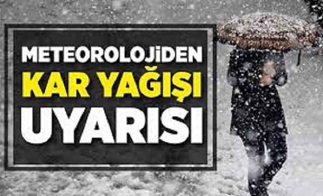 Kuvvetli Kar Uyarısı!