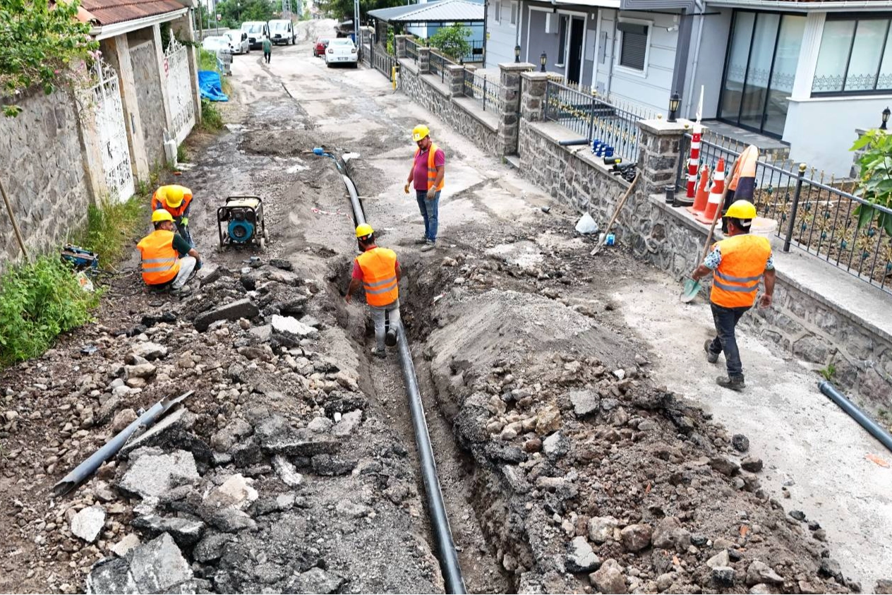 Trabzon’da İçme Suyu Hattı Seferberliği