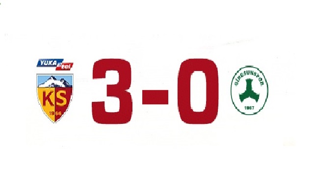 Yukatel Kayserispor 3-0 Bitexen Giresunspor